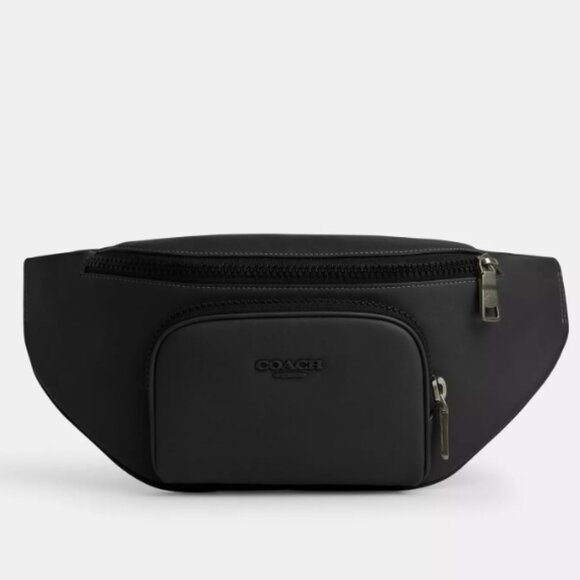 Coach Black Belt Bag - Picture 1 of 7